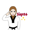 Taekwondo Girl（個別スタンプ：6）