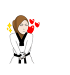 Taekwondo Girl（個別スタンプ：9）