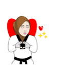 Taekwondo Girl（個別スタンプ：10）