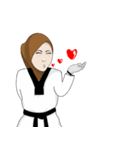 Taekwondo Girl（個別スタンプ：11）