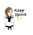 Taekwondo Girl（個別スタンプ：14）