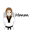 Taekwondo Girl（個別スタンプ：28）