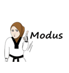 Taekwondo Girl（個別スタンプ：34）