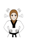 Taekwondo Girl（個別スタンプ：38）