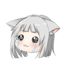 双子の猫耳魔法少女（個別スタンプ：5）