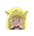 双子の猫耳魔法少女（個別スタンプ：16）