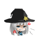 双子の猫耳魔法少女（個別スタンプ：21）