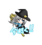 双子の猫耳魔法少女（個別スタンプ：27）
