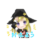 双子の猫耳魔法少女（個別スタンプ：36）