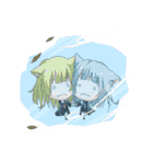 双子の猫耳魔法少女（個別スタンプ：40）