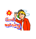 Suk Funny Man [English Version]（個別スタンプ：1）
