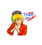 Suk Funny Man [English Version]（個別スタンプ：11）