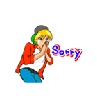 Suk Funny Man [English Version]（個別スタンプ：21）