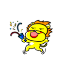 Egg lion is coming~（個別スタンプ：18）