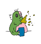 いろいろユルいゾンビくん（みどりいろ）（個別スタンプ：1）