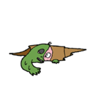 いろいろユルいゾンビくん（みどりいろ）（個別スタンプ：20）