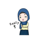 Lovely Hijab Girl (Eng)（個別スタンプ：14）