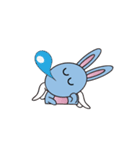 Alien baby cute fly rabbit（個別スタンプ：1）