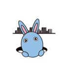 Alien baby cute fly rabbit（個別スタンプ：9）