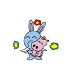 Alien baby cute fly rabbit（個別スタンプ：12）