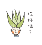 aloe vera boy（個別スタンプ：4）