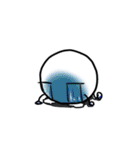 丸、三角、四角（個別スタンプ：17）