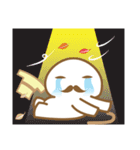 Old moustache man（個別スタンプ：4）