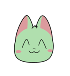みどりのねこ（個別スタンプ：1）