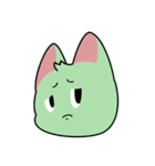 みどりのねこ（個別スタンプ：3）