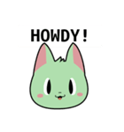 みどりのねこ（個別スタンプ：7）