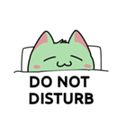 みどりのねこ（個別スタンプ：9）