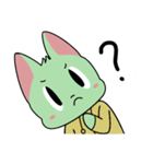 みどりのねこ（個別スタンプ：11）
