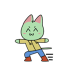 みどりのねこ（個別スタンプ：17）