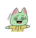 みどりのねこ（個別スタンプ：22）