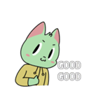 みどりのねこ（個別スタンプ：23）