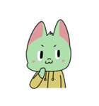 みどりのねこ（個別スタンプ：27）