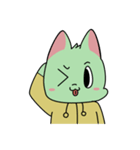 みどりのねこ（個別スタンプ：28）