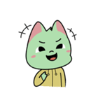 みどりのねこ（個別スタンプ：32）