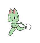 みどりのねこ（個別スタンプ：38）