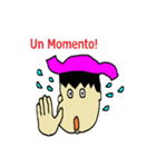 スペイン語で話そう！闘牛士・山ちゃん（個別スタンプ：3）