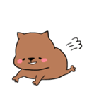 ゆるいウォンバット（個別スタンプ：2）