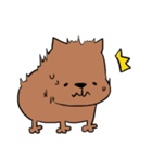 ゆるいウォンバット（個別スタンプ：6）