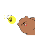 ゆるいウォンバット（個別スタンプ：12）