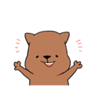 ゆるいウォンバット（個別スタンプ：16）