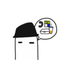 Mr.Hat's daily life（個別スタンプ：35）
