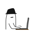 Mr.Hat's daily life（個別スタンプ：39）
