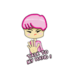 Pinky Boy Love Martial Art（個別スタンプ：17）