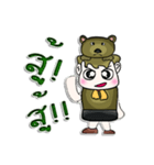 Hello！ My name is Junichi. I love bear.（個別スタンプ：19）