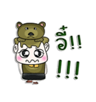 Hello！ My name is Junichi. I love bear.（個別スタンプ：39）