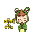 Frog boy Thai（個別スタンプ：1）